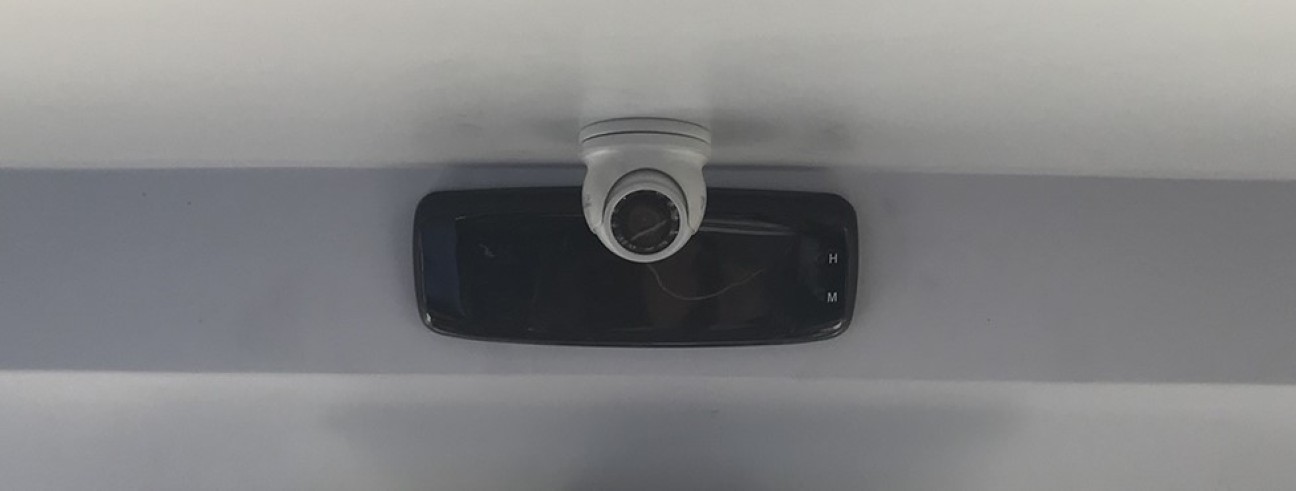 Установка камер видеонаблюдения в автобусах